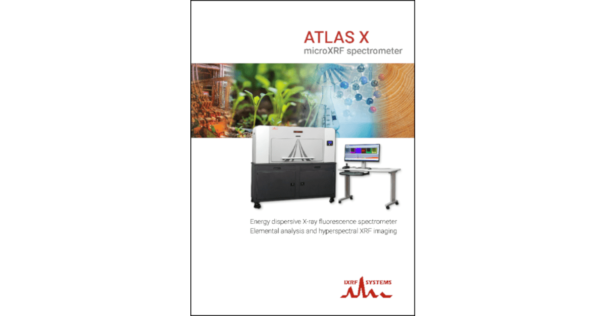 New ATLAS X microXRF imaging spectrometer brochure is available from IXRF.