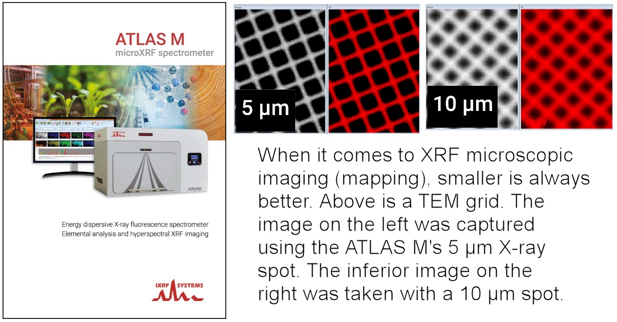 New ATLAS M microXRF imaging spectrometer brochure is available from IXRF.